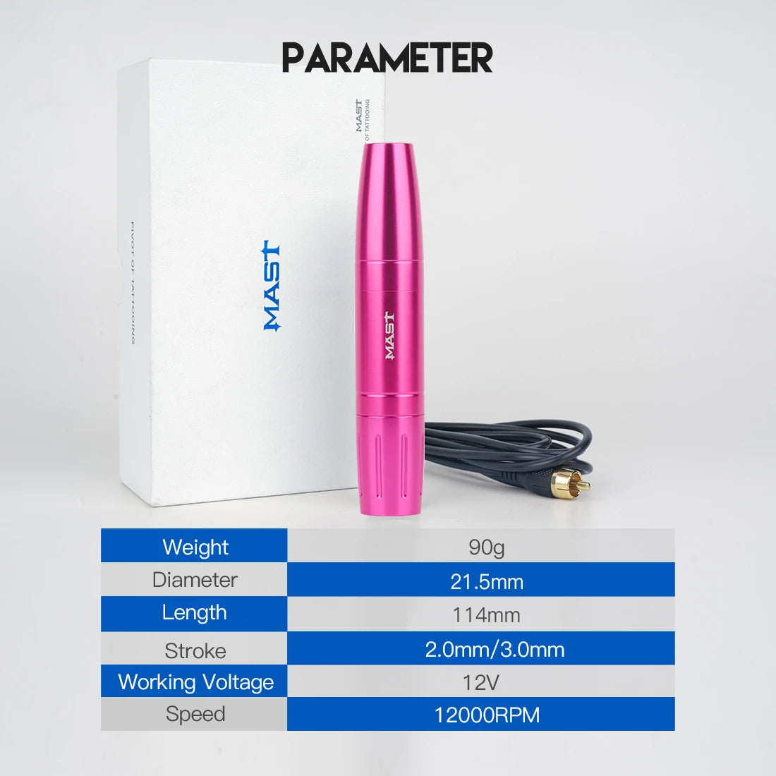 Mast Magi PMU Machine Permanent Makeup for Eyebrows Miroblading Eyeliner LipWith Power Supply Professional Rotary Tattoo Pen Kit