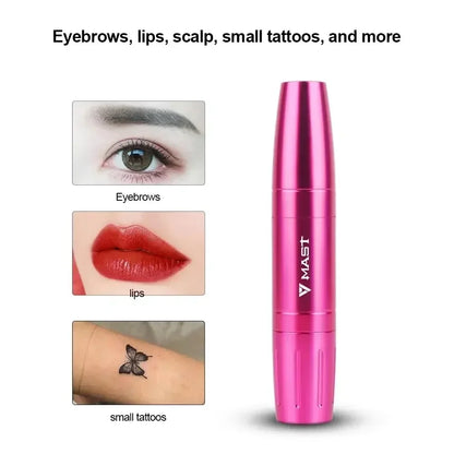 Mast Magi PMU Machine Permanent Makeup for Eyebrows Miroblading Eyeliner LipWith Power Supply Professional Rotary Tattoo Pen Kit