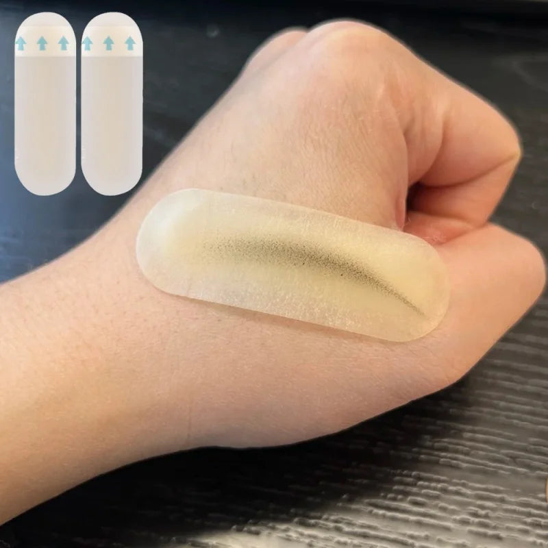 20pc Transfer Eyebrow Skin Sticker Silicone Eyebrow Protection Waterproof Tape Permanent Tattoo Real Operation Practice Training