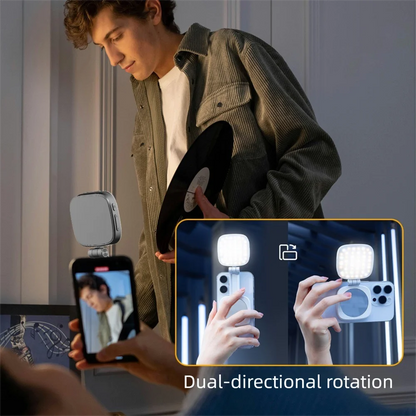 Creative Stand Selfie Fill Light Lightweight with Mirror Magnetic Selfie Light Portable Handheld Magnetic Photo Light Outdoor
